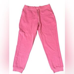 Lululemon women’s pink joggers size 12 nwot pockets stretch